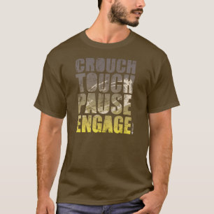 KROUCH TOUCH PAUSE ENGAGE RUGBY T-SHIRT