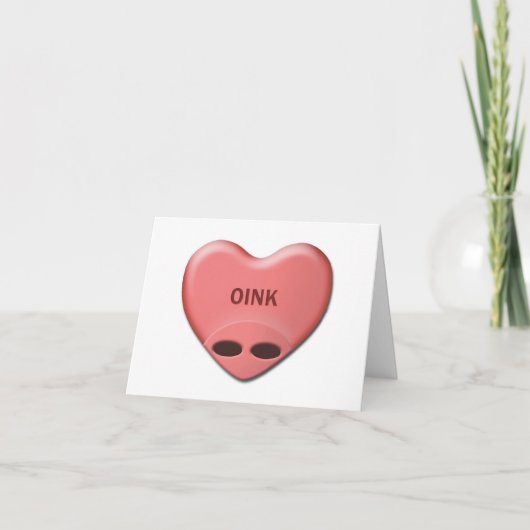 "KROUIK-KROUIK" carte de Valentine (Devant)