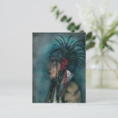 KROUW WARRIOR briefkaart (Staand voorkant)