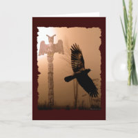 KROW EN TOTEM POLE Native American-themed Kaart