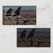 Krows Ravens Birds Black Visitekaartje (Voorkant / Achterkant)