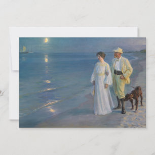 Kroyer - De kunstenaar en zijn vrouw op het strand Kaart