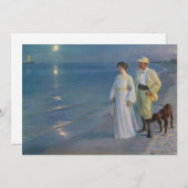 Kroyer - De kunstenaar en zijn vrouw op het strand Kaart (Voorkant / Achterkant)