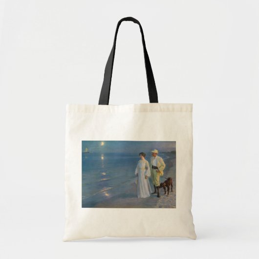 Kroyer - De kunstenaar en zijn vrouw op het strand Tote Bag (Voorkant)