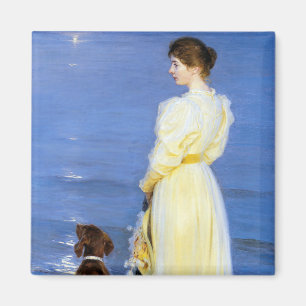Kroyer - De vrouw van de kunstenaar en de hond van Magneet