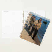 Kroyer - Drie vissers die een boot trekken Planner (Display)