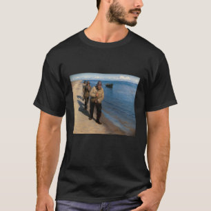 Kroyer - Drie vissers die een boot trekken T-shirt