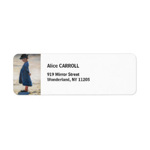 Kroyer - Little Girl op Skagen Beach Etiket