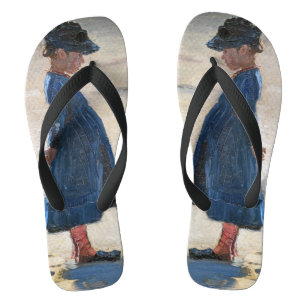 Kroyer - Little Girl op Skagen Beach Teenslippers