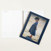 Kroyer - Petite fille debout sur Skagen Beach (Devant avec enveloppe)