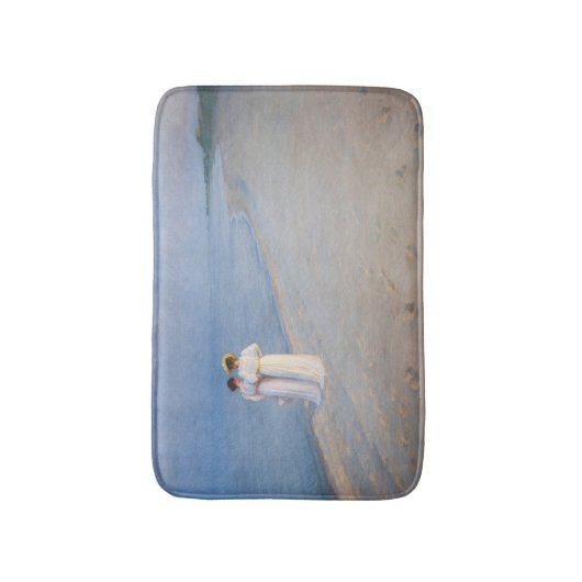 Kroyer - Summer Evening on Skagen Beach Badmat (Voorkant Verticaal)