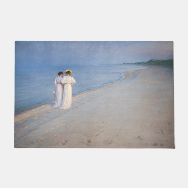 Kroyer - Summer Evening on Skagen Beach Deurmat (Voorkant)