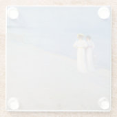 Kroyer - Summer Evening on Skagen Beach Glazen Onderzetter (Achterkant)