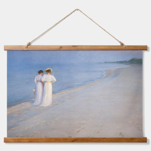 Kroyer - Summer Evening on Skagen Beach Hangend Wandkleed
