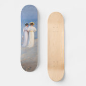 Kroyer - Summer Evening on Skagen Beach Skateboard (Voorkant)