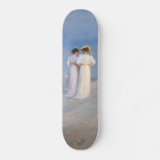 Kroyer - Summer Evening on Skagen Beach Skateboard (Voorkant)