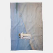 Kroyer - Summer Evening on Skagen Beach Theedoek (Verticaal)