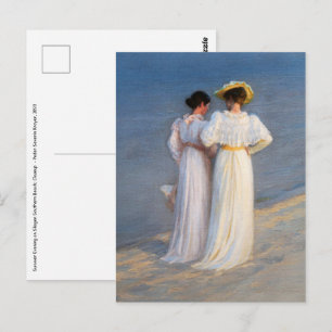 Kroyer - Zomeravond op het strand van Skagen Close Briefkaart
