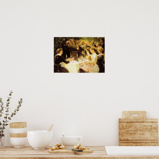 Kroyer's "Hip Hip Hoorah!" - Poster (Keuken)