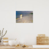 Kroyer's zomermiddags op de strand van Skagen Poster (Keuken)