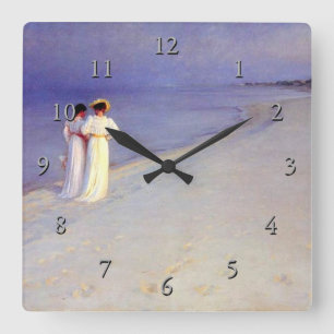 Kroyer's zomermiddags op de strand van Skagen Vierkante Klok