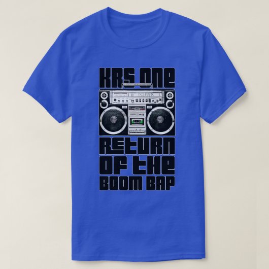 KRSOne terugkeer van de boom bap T-shirt (Design voorkant)