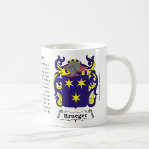 Krueger, Origin, Betekenis en Crest Koffiemok