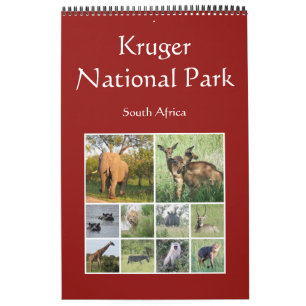 Kruger Afrikaanse safari Kalender