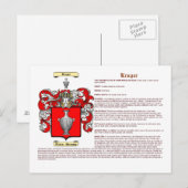 Kruger (betekenis) briefkaart (Voorkant / Achterkant)