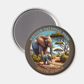 Kruger Nationaal Park Zuid-Afrika Magneet (Voorkant / Achterkant)