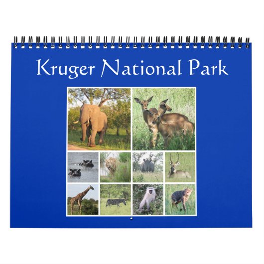 Kruger safari kalender (Hoes)