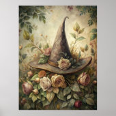 Kruid en bloemen betovering - Boho Witch Pet Wall  Poster (Voorkant)