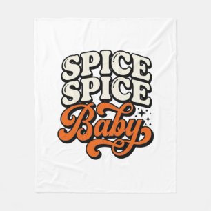 Kruid Kruid Baby Vintage Retro Typografie Shirt De Fleece Deken
