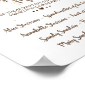 Kruiden- en groenboeket 'Ter liefdevolle herinneri Poster (Hoek)