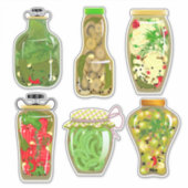 Kruiden- en groenteconserven sticker (Voorkant)