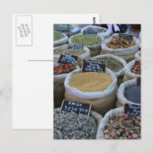 Kruiden en specerijen briefkaart (Voorkant / Achterkant)