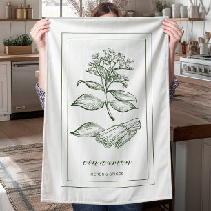 Kruiden en specerijen Plant Kaneel Groen Theedoek