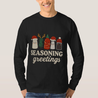 Kruiden Groeten Punny Koken Vakantie Grafisch T-shirt