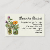 Kruiden Herbalist Natuur Visitekaartje (Voorkant)