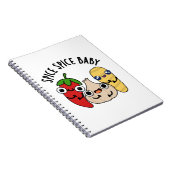 Kruiden Kruiden Baby Grappig Voedsel Grappenmakeri Notitieboek (Rechterzijde)