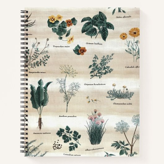 Kruiden Planten Flowers Notitieboek (Voorkant)