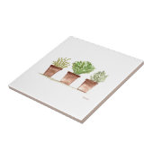 Kruiden sage rosemary thyme waterverf rustige tegeltje (Zijkant)