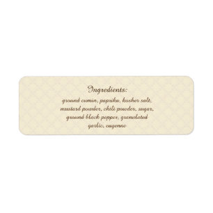 Kruiden & Specerijen U Pluk Kleur Ingredienten voo Etiket