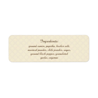 Kruiden & Specerijen U Pluk Kleur Ingredienten voo Etiket