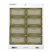 Kruiden & Spice U Pick Kleur Product Etiket (Full Sheet)