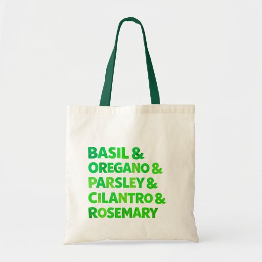 Kruiden Tote Bag (Voorkant)