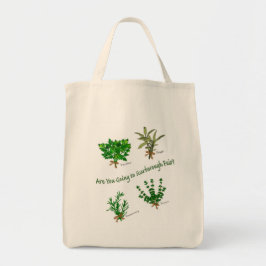 Kruiden van peterselie, sage, rozemarijn en Thyme Tote Bag