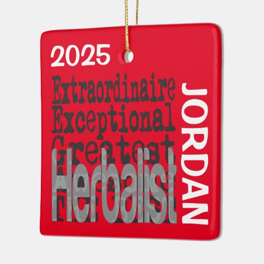 Kruidenhandelaar Buitengewoon DOUANE Keramisch Ornament (Links)