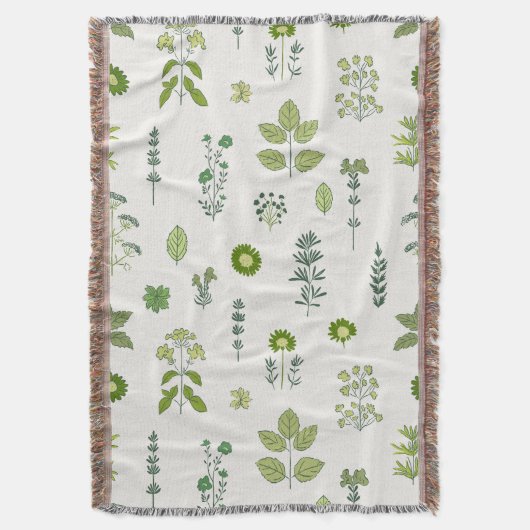 kruidenharmonie deken (Voorkant Verticaal)