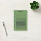 Kruidenier Lijst Groene Sticky Notes 2e editie (Kantoor)